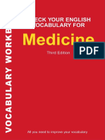 Check Your English Vocabulary for Medicine