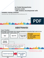 Pengaruh Nanopartikel MgO terhadap Kadar Hormon Erytropoetin pada Serum pasien Anemia yang Disertai DKD