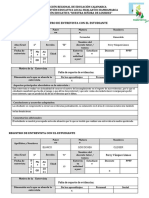 Fichas de Entrevista A Estudiantes 3° D