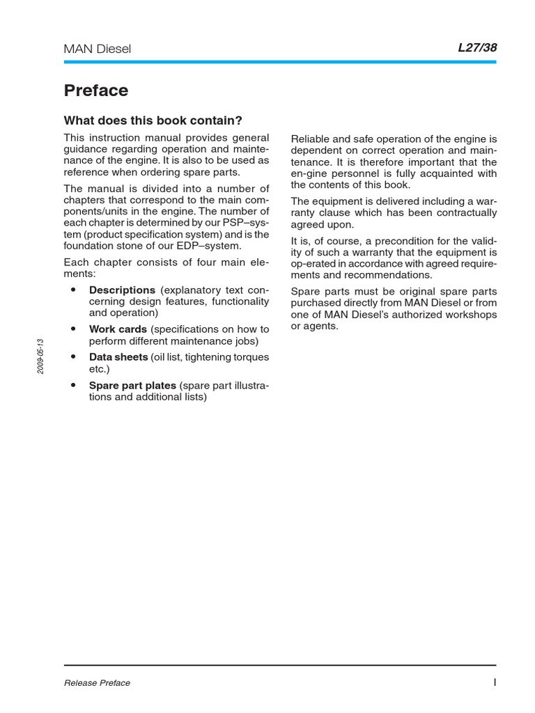 Man B&W L2738 | PDF | Turbocharger | Piston