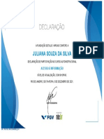 FGV certifica curso de Acesso à Informação
