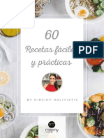 60 Recetas Fáciles y Prácticas. by Mirciny Moliviatis