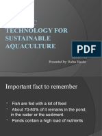 BIO FLOC TECHNOLOGY For Sustainable Aquaculture