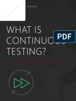 Continuous Testing Shifts Testing Left and Right