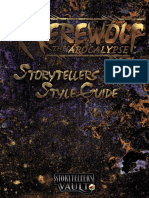 Werewolf The Apocalypse Storytellers Vault Style Guide