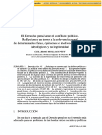 2007 BENLLOCH Petit El Derecho Penal Ante El Conflicto Politico ESPAÑA