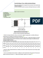 22 Thème 2 Partie 21 Corrigé - TP - Caractéristique - Cellule - Photovoltaïque