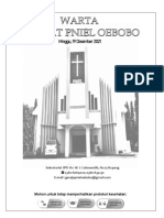 Warta Jemaat 19 Desemberr 2021
