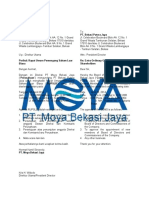 PT Moya Bekasi Leterhead