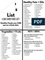 Dr. Iris Radev's Low Carb Food Guide | PDF | Pickling | Fat