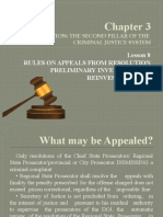 Lesson 8 Rules On Appeals From Resolution Preliminary Investigation/ Reinvestigations