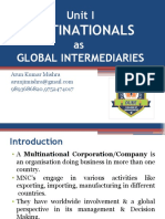 MNCs as Global Intermediaries