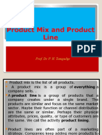 Product Mix and Product Line: Prof. Dr. P. H. Tamgadge