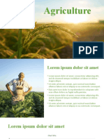 Agriculture Presentation Template