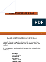 Organic Lab Skills: Separation and Purification Techniques