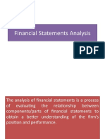 Financial Statements Analysis