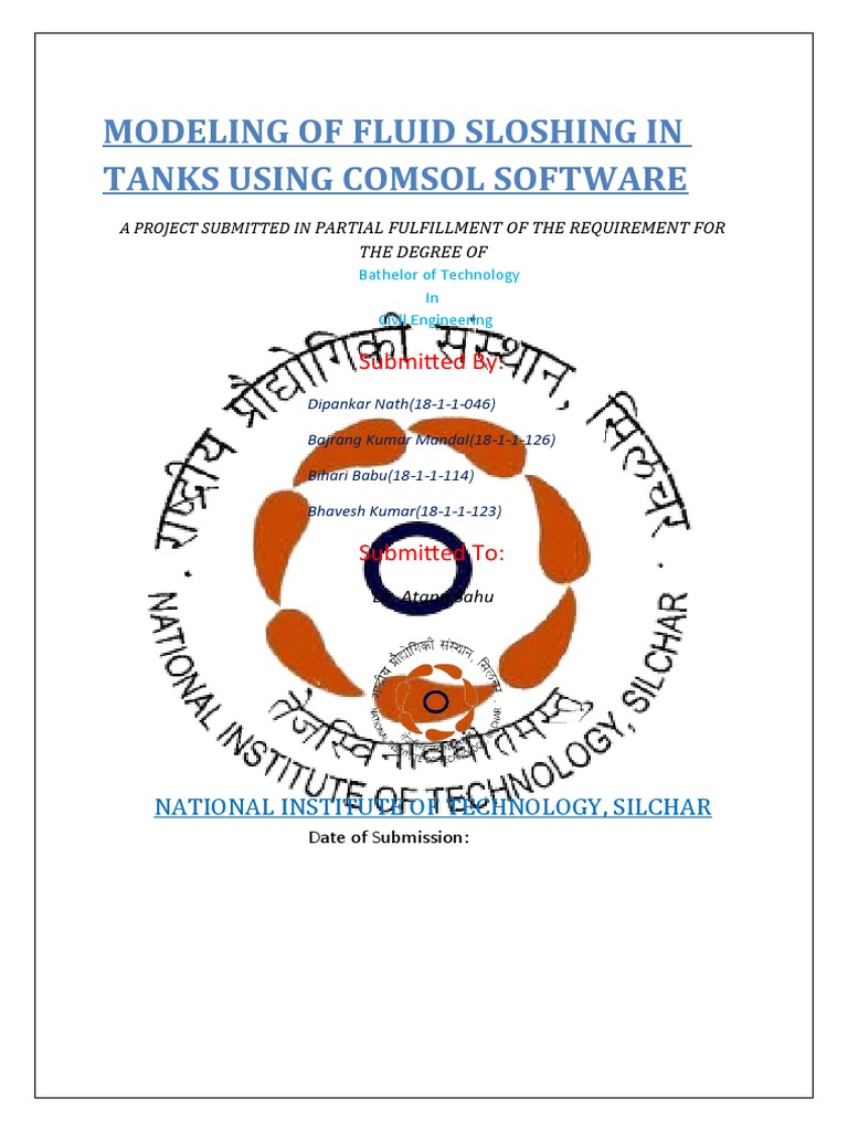 Fluid Sloshing Simulation in Tanks | PDF | Fluid Dynamics | Force