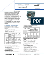 General Specifications: EJX510A and EJX530A Absolute and Gauge Pressure Transmitter