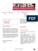 Bi Licence Economie Et Science Politique