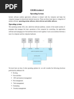 Operating System:: CSE101-Lecture-5 Operating Systems