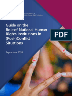 Guide On The Role of National Human Rights Institutions in (Post-) Conflict Situations