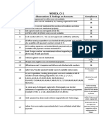 WOSCA, Cl-1: SL No. Observations & Findings On Accounts Compliance