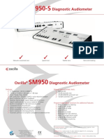 Oscilla Diagnostic Audiometer: Manual or Automatic Test Speech Test Warble Tone Bone and Masking