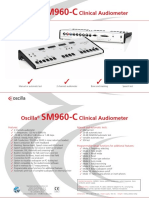 Oscilla Clinical Audiometer: Manual or Automatic Test 2 Channels Audiometer Bone and Masking Speech Test