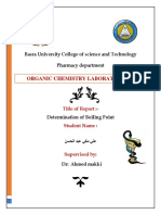 Determination of Boiling Point