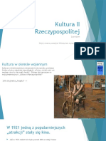 Kultura II Rzeczypospolitej - Prezentacja