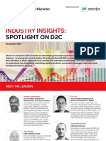Emarketer Industry Insights-Spotlight On D2C - Dec 2021