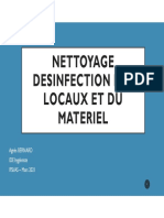 NETTOYAGE DESINFECTION DU MATERIEL ET DES SURFACES - AS - IFSI - 2021