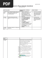 Katherine's Piano Calendar (Tentative) : Date Due Item Requirements, Technical Aspects Piano Content