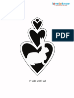 3010 Heart Rabbit Pattern