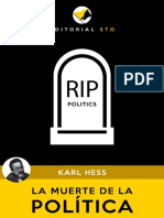 La Muerte de La Política