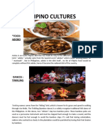 Filipino Cultures: FOOD: Adobo