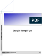 Description Des Emplois