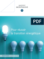 Pour Reussir La Transition Energetique Rapport