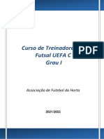 Caderno Curso Uefa C Grau I - Futsal