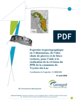 Analyse Eboulement - Cemagref - 2005