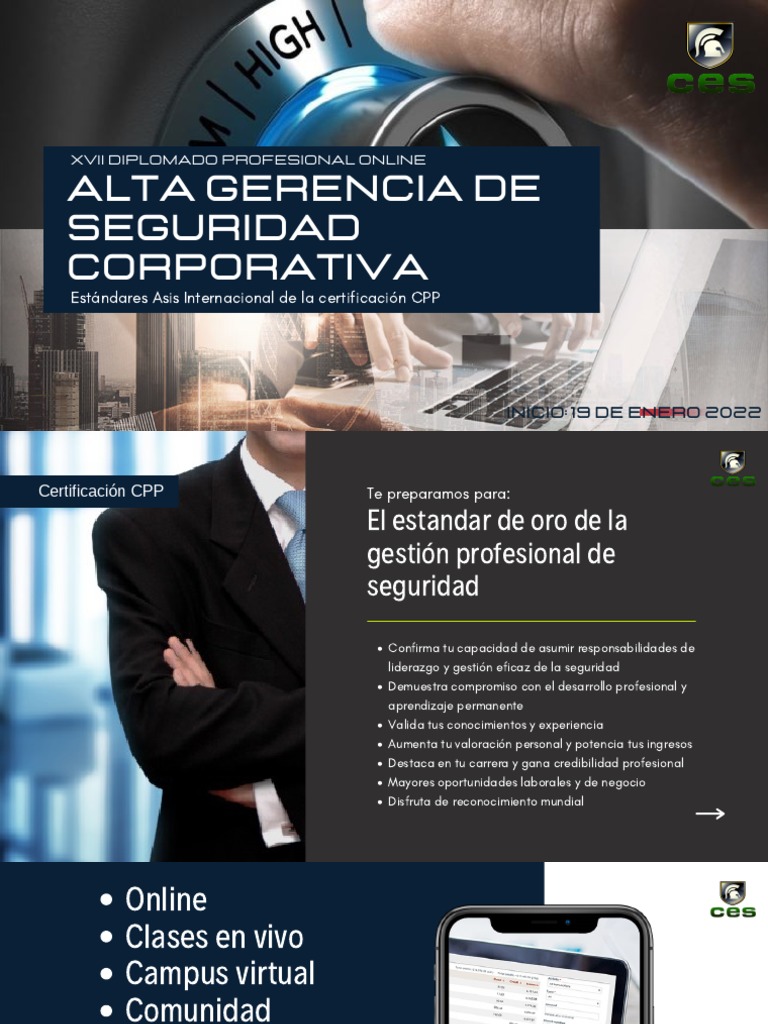 Diplomado en Seguridad Corporativa CPP | PDF | La seguridad informática ...