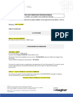 Ind 21-255nan - Moinaux Florantine - Convention de Formation