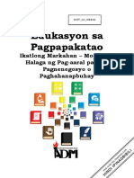 Edukasyon Sa Pagpapakatao: Ikatlong Markahan - Modyul 6: Halaga NG Pag-Aaral para Sa Pagnenegosyo o Paghahanapbuhay