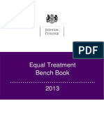 Equal Treatment Bench Book 2013 With 2015 Amendment