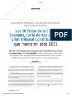 Fallos 2021 El Mercurio Legal