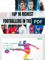 Top 10 Richest Footballers and Their Annual Wages
