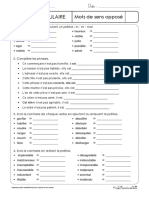 Vocab Contraires 2