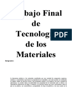 Tecnologia de Los Materiales