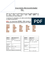 Set de Instrucciones Micro Control Ad or PIC