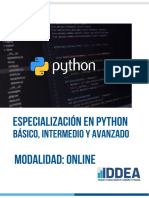 B - Especialización en Python